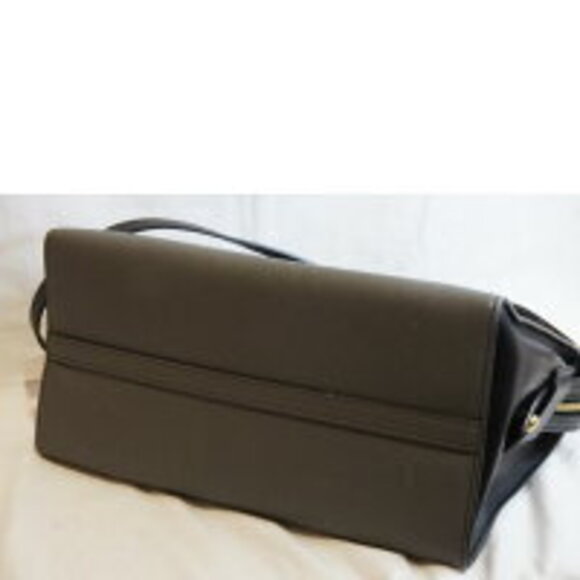 Prada Calf Trimmed Saffiano Esplanade tote bag black grey - Picture 3 of 9